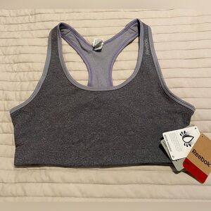 REEBOK Reversible Moisture Management Sports Bra - M